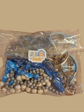 Reseller Wearable - Blue Jewelry Bundle Vintage & Vintage-Inspired Statement Pcs